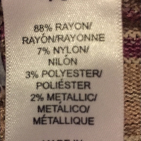 Alfred Dunner Multicolored Striped Knit Top - Picture 7 of 8